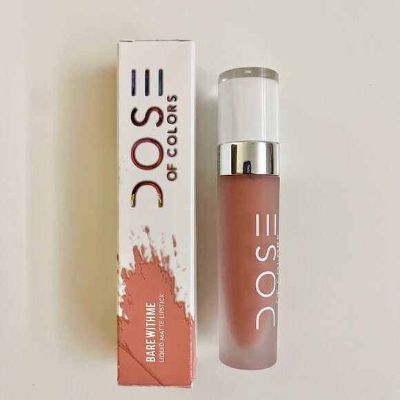 Dose of Colors Other - Dose of Colors Liquid Matte Lipstick in Bare with Me, NIB